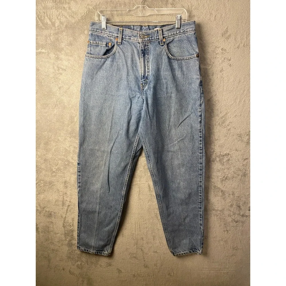Levi's 560 Jeans Men's 32x32 Light Wash Blue Denim Loose Fit Tapered Leg